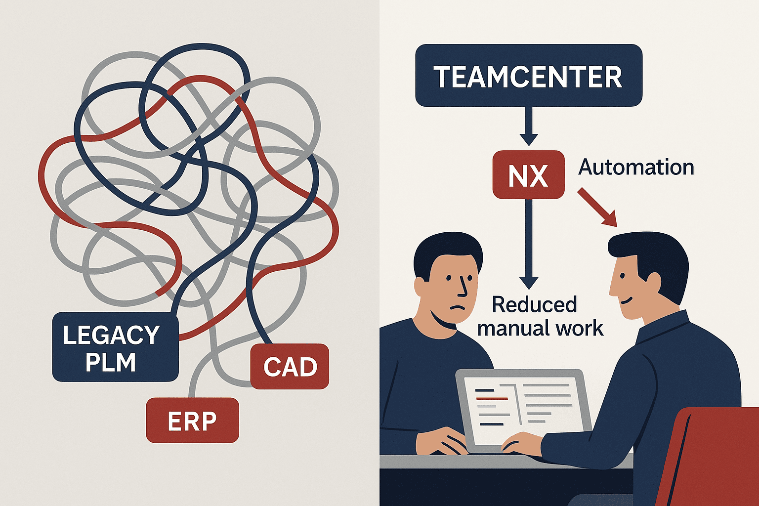 Final Thoughts Retooling engineering starts with understanding what your team needs to design and deliver better. From there, it’s about showing leadership that smarter tools lead to smarter results. NX and Teamcenter are more than software upgrades. They’re platforms that reduce rework, improve visibility, and help teams operate more efficiently at every stage. If you’re thinking about a change or just trying to get more from your existing tools, we’re here to talk. No pitch. Just a conversation. 📩 Want to explore what NX and Teamcenter could do for your team? Schedule a free consultation: sales@productspace.com | +1 630-495-2999 Learn more at productspace.com