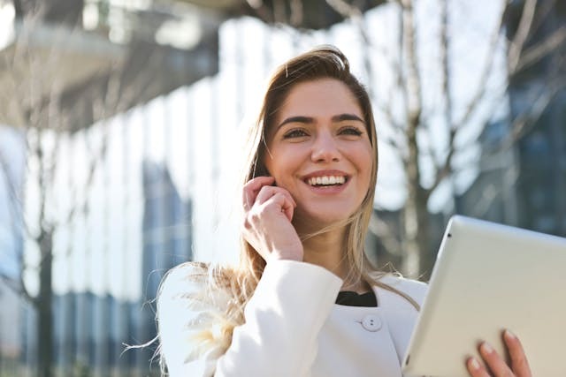 Customer Speaking in Phone